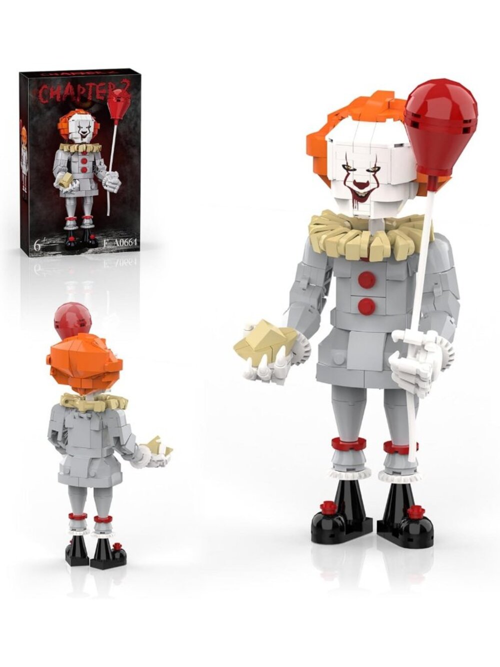 Creative Pennywise Clown Building Set - Horror Movie Collectible Kit for All